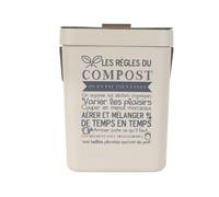 Poubelle à compost 5L avec accroche ME0020 pour Seau