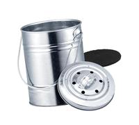 Poubelle à compost de cuisine - Capacité de 3 L - Poubelle à déchets alimentaires scellée avec poignée pour intérieur et extérieur - Compostage domestique