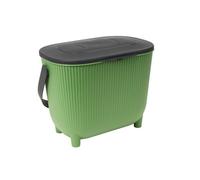 Poubelle à compost - EDA - 31.5 x 21.7 x 25 cm - 10 L - Vert cactus