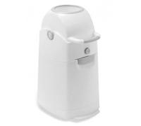 DIAPER CHAMP Regular - Poubelle à couches anti-odeurs, capacité 30 couches, sacs classiques, crèches, micro-crèches, assistantes maternelles, Sans cassettes de recharge - Blanc