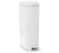 Poubelle à couches Platinium Blanche avec recharge