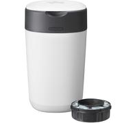 Tommee Tippee - Poubelles à couches - Twist & Click - Anti-Odeurs Anti-Germes - 1 cassette - Film multicouche antibactérien - Blanc