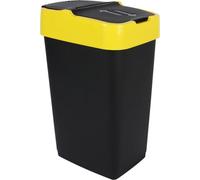 Poubelle à couvercle basculant - 60 litres - 3 coloris assortis