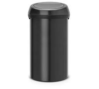 Poubelle à couvercle basculant Brabantia Touch Bin 60 L noir