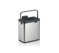 Poubelle à déchets Organiques Plata 2,1L - Kela - Argent - Inox G