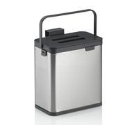 Poubelle à déchets Organiques Plata 2,1L - Kela - Argent - Inox G