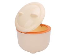 Poubelle à Litière pour Chat avec Couvercle de Type Presse Résistant aux Odeurs et Matériau Robuste pour un Usage Domestique, Matériau PP 7,7 X, X 6,1 Pouces