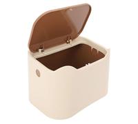 Poubelle à Litière pour Chat, Poubelle Compacte Polyvalente pour Animaux de Compagnie pour la Maison, Gain de Place avec Esthétique à l'esprit, Conception Fermée avec Couvercle