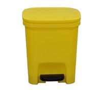 Poubelle à marchepied, poubelle de cuisine - Poubelle rectangulaire fine avec pédale à fermeture douce, de cuisine avec couvercle à fermeture douce, protection contre les odeurs, poubelle à ma