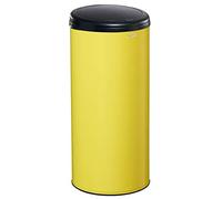 Poubelle à ouverture par pression Hand Touch - 45l - jaune soufre - RAL 1016