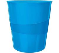 Poubelle à Papier Design en plastique solide 15 litres - Bleu