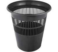 Poubelle à Papier en plastique type Corbeille 11,5 litres - Gris Foncé