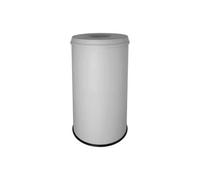 Poubelle à papier professionnelle en acier anti feu 50 litres - Gris