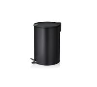 Kela Poubelle à pédale 10642 Métal Noir 12 L