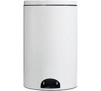 Rossignol Poubelle à pédale Élora 14 L blanche