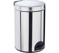 Poubelle à pédale 14l inox Rossignol 90266 inox G
