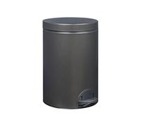 Poubelle à pedale 14l noir basalte 90267