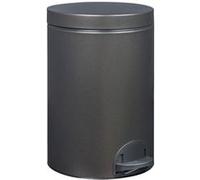 Poubelle à pedale 14l noir basalte 90267
