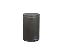 Poubelle à pédale 20l noir basalte 90256