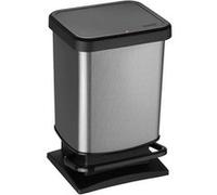 Rotho 1754010273 poubelle 20 L Rectangulaire Polypropylène (PP) Noir, Graphite