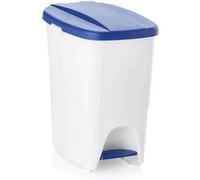 Poubelle à pédale 25 L bleu L 250 mm l 400 mm H 415 mm Was Germany Bleu G
