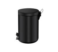 Poubelle à Pédale 3 L Noir Récipient Déchets Ordures Conteneur Recyclage