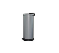 Rossignol Poubelle à pédale Magic 94067 – 30 L – Gris métal
