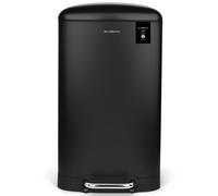 Poubelle à pédale 40l, black edition - n°867
