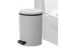 Poubelle À Pédale Avec Couvercle,Conteneur À Déchets Silencieux 17L Avec Couvercle,Bacs De Grande Capacité - Pour Restaurant Hôtel École Hôpital Cuisine Salle De Bain Salle De Classe Buanderie Chambre