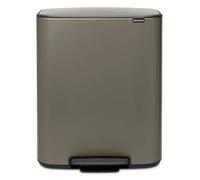 Poubelle à pédale Brabantia Bo Waste Bin 60 L platinum