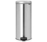 Brabantia Poubelle à pédale New Icon 30 litres acier mate