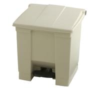Poubelle à pédale classique 30 L Beige Rubbermaid