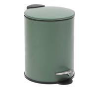 Poubelle à Pédale "Colorama" 2,7L Vert Ficus