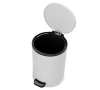 Poubelle À Pédale | Conteneur À Déchets Silencieux 17L Avec Couvercle,Conteneur à Déchets Intérieur - Pour Appartement Restaurant Hôtel École Hôpital Cuisine Salle De Classe Garage Buanderie Chambre