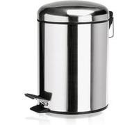 Poubelle à pédale en Acier Inoxydable 5 L H 300 mm Diamètre 200 mm