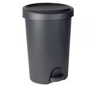 Poubelle à pédale en Plastique moderne 45 litres Stepy - Gris