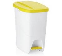 Poubelle à pédale en Polypropylène 25 L jaune L 250 mm l 400 mm H 415 mm Was Germany 4 G