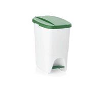 Poubelle à pédale en Polypropylène 25 L vert L 250 mm l 400 mm H 415 mm