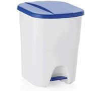 Poubelle à pédale en Polypropylène 40 L bleu L 350 mm l 385 mm H 455 mm Was Germany Bleu G