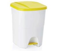 Poubelle à pédale en Polypropylène 40 L jaune L 350 mm l 385 mm H 455 mm Was Germany Jaune G