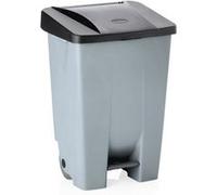 Poubelle à pédale en Polypropylène 80 L noir L 410 mm l 500 mm H 740 mm Was Germany Noir G