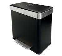 Poubelle à pédale Hailo tri sélectif 2 x 30 L