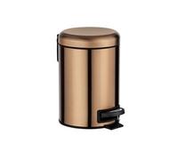 Poubelle à pédale indus Leman - 3 L - Marron cuivré