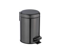 Poubelle à pédale leman 3 l noir