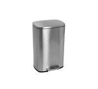 Poubelle à pédale inox ADMIRAL argent 50L Argent G