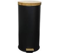 Poubelle à pédale inox FOREST noir 30L Noir G