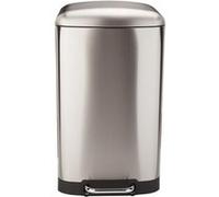 Poubelle à pédale inox GREENWICH argent 40L inox G