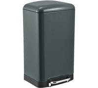 Poubelle à pédale inox GREENWICH gris 40L Gris mat G