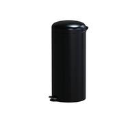 Poubelle à pédale inox URBAN noir 30L