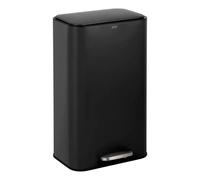 5five - poubelle rectangulaire à pédale delta 30l noir
